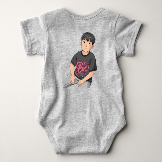 Bread my boy romper (Achterkant)