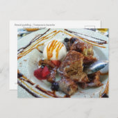Bread Pudding Postcard Briefkaart (Voorkant / Achterkant)