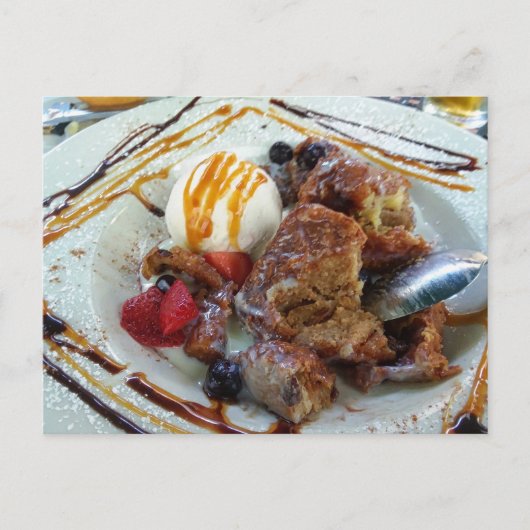 Bread Pudding Postcard Briefkaart (Voorkant)