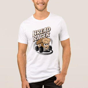 Bread Racer: De Concurrentie Aan Het Toasten! Tri-Blend Shirt