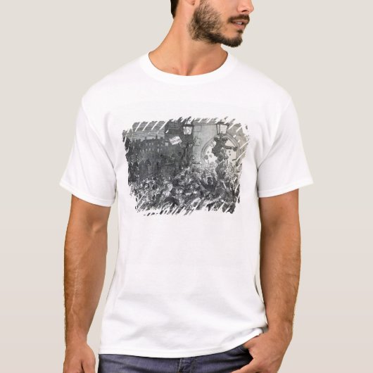 Bread Riot bij de ingang van het Parlement T-shirt (Voorkant)