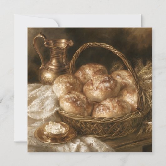 Bread Rolls Feestdagenkaart (Voorkant)