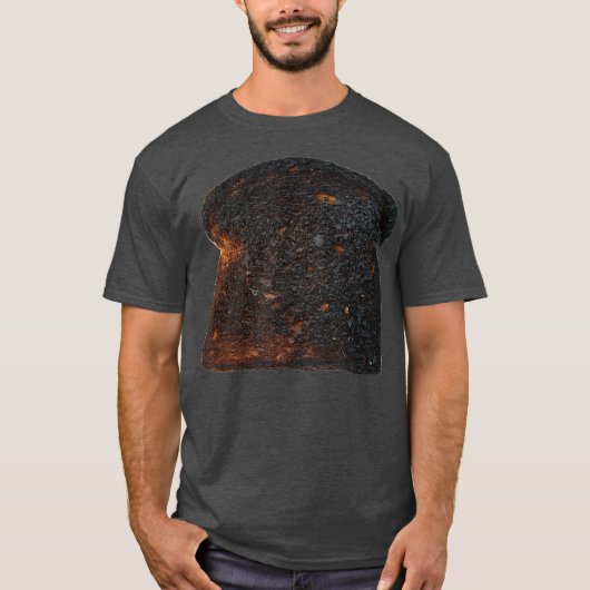 Bread Toast Burnt Halloween Easy Costume Idea T-shirt (Voorkant)