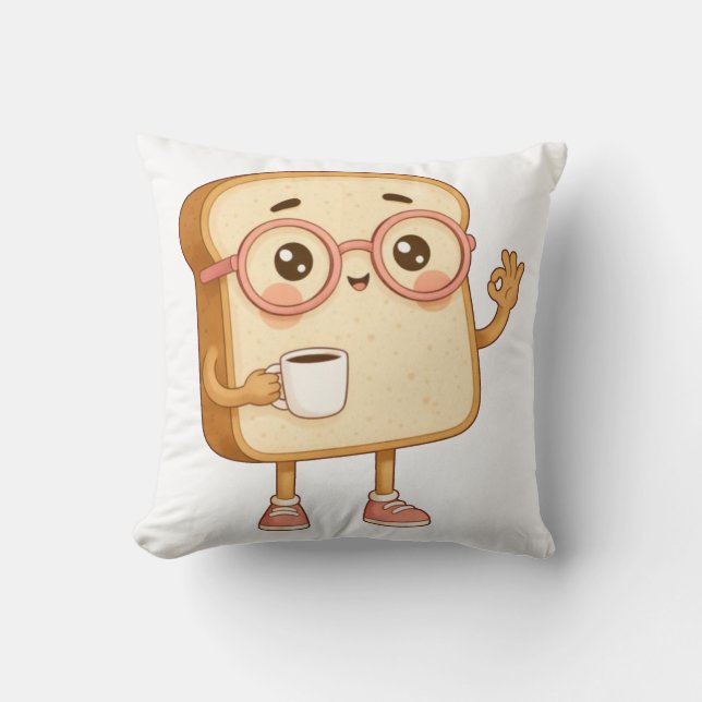 Bread Tony – Koffiepauze Kussen (Voorkant)