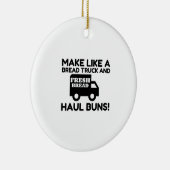 Bread Truck Haul Keramisch Ornament (Rechts)
