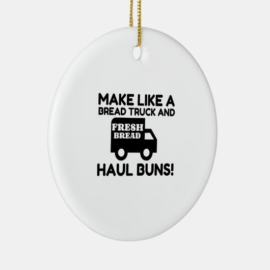 Bread Truck Haul Keramisch Ornament (Rechts)
