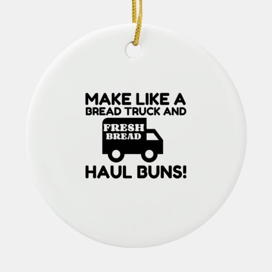 Bread Truck Haul Keramisch Ornament (Voorkant)