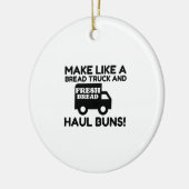 Bread Truck Haul Keramisch Ornament (Links)