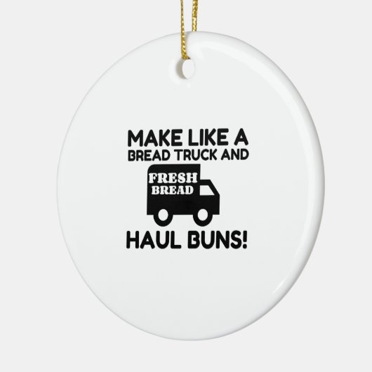 Bread Truck Haul Keramisch Ornament (Links)