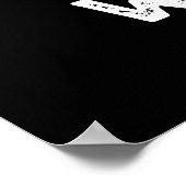 Bread Winner Funny Food Pun Dark BG Poster (Hoek)