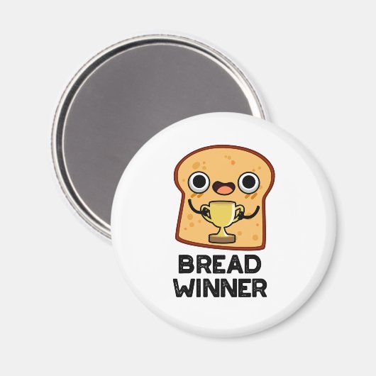 Bread Winner Funny Food Pun Magneet (Voorkant / Achterkant)