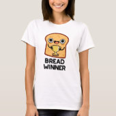 Bread Winner Funny Food Pun T-shirt (Voorkant)