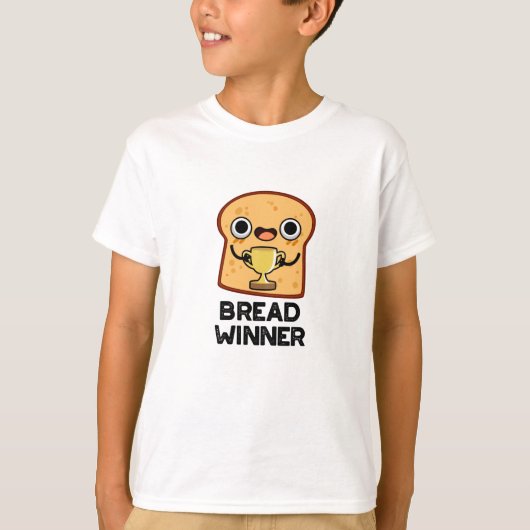 Bread Winner Funny Food Pun T-shirt (Voorkant)