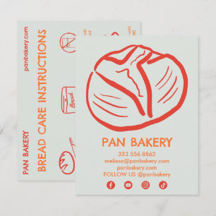 BREAD Zorgkaart Instructies Sourdough Bakkerijkaar Bedankkaart
