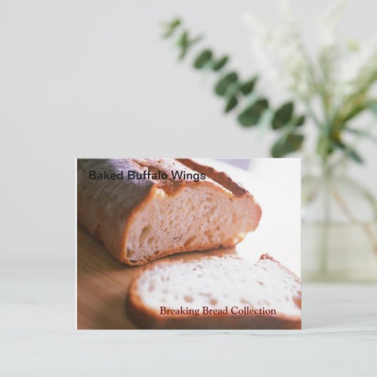 Breadbuffels breken Ontvang Briefkaart (Staand voorkant)