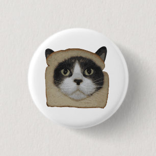 Breaded Inbrood Cat Breading Ronde Button 3,2 Cm