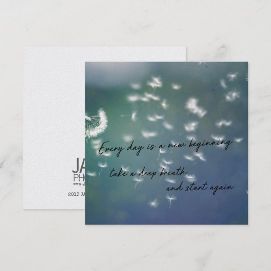 BREADELIJK 5.25 x 5.25 kaart (Voorkant / Achterkant)