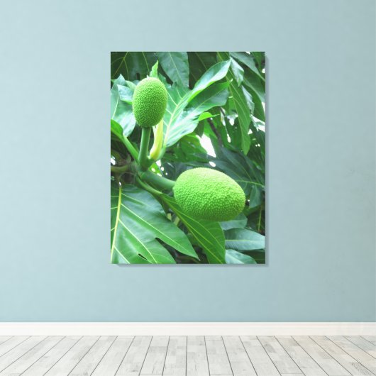 Breadfruit Canvas Afdruk (Insitu (Houten vloer))