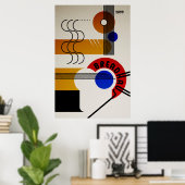 Breadhaus - Bauhaus Retro Parody Poster (Thuiskantoor)