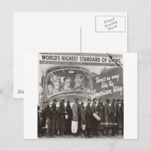 Breadline Briefkaart (Voorkant / Achterkant)