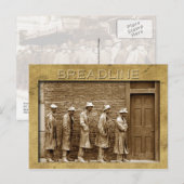 Breadline Sculpture, FDR Memorial, DC Briefkaart (Voorkant / Achterkant)