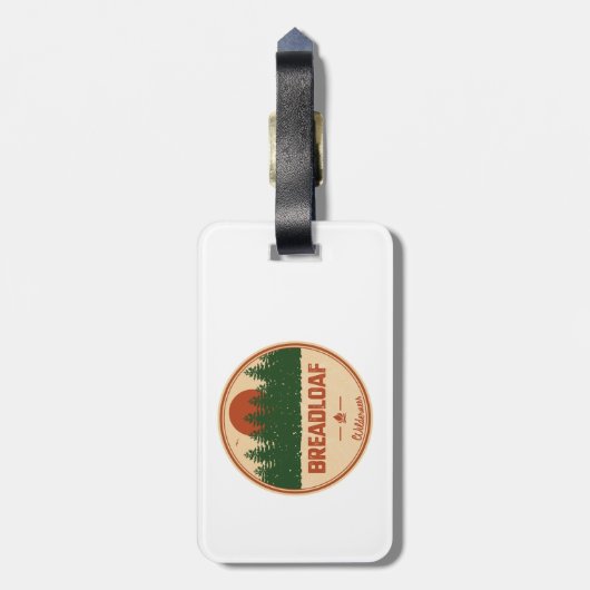 Breadloaf Wilderness Vermont Bagagelabel (Achterkant verticaal)
