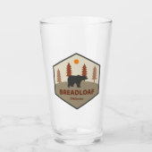 Breadloaf Wilderness Vermont Beer Glas (Voorkant)