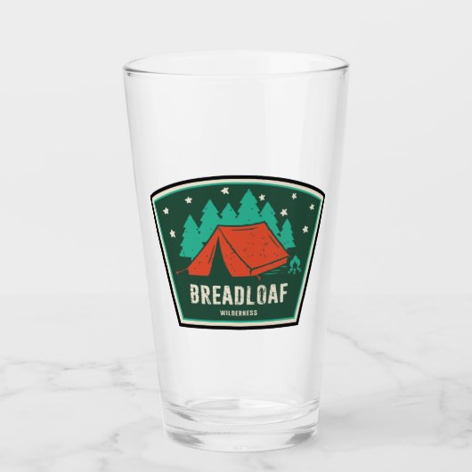 Breadloaf Wilderness Vermont Camping Glas (Voorkant)