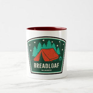 Breadloaf Wilderness Vermont Camping Tweekleurige Koffiemok