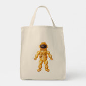 Breadstronaut: Baked Goods Space Suit Food Art Tote Bag (Achterkant)