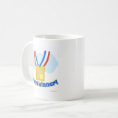 Breadwinnares Medal Funny Work Life Cartoon Koffiemok (Voorkant links)