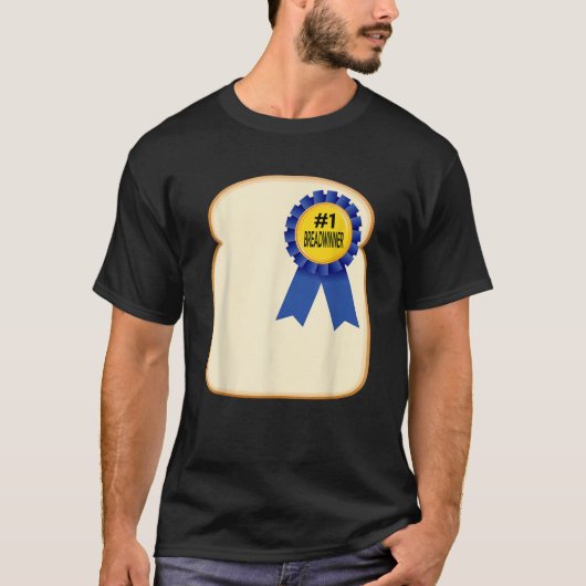Breadwinner Funny Pun Halloween Kostuum T shirt (Voorkant)