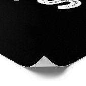 Bready set Go Funny Running Bread Pun Dark BG Poster (Hoek)