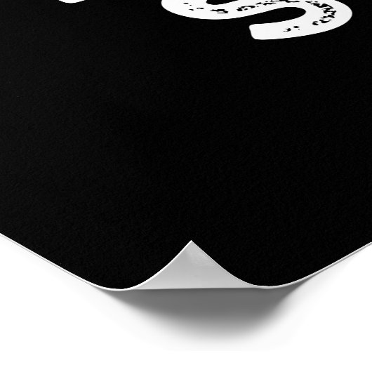 Bready set Go Funny Running Bread Pun Dark BG Poster (Hoek)