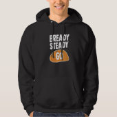 Bready steady Go-printer voor een leesapparaat Hoodie (Voorkant)