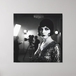 Break Between Takes (1920) beroemd gemaakt door Na Canvas Afdruk