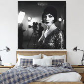 Break Between Takes (1920) beroemd gemaakt door Na Canvas Afdruk (Insitu (Slaapkamer))