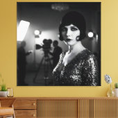 Break Between Takes (1920) beroemd gemaakt door Na Canvas Afdruk (Insitu (Woonkamer))