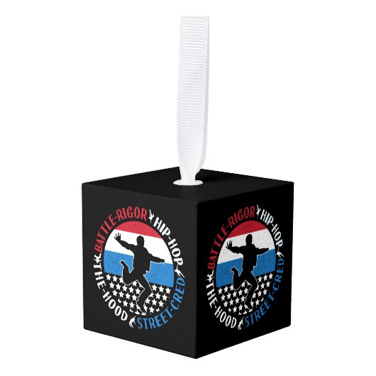 Break Dance Breakdancing Hip-Hop Jongen Decoratie (Voorkant hoekig)