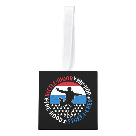 Break Dance Breakdancing Hip-Hop Jongen Decoratie (Voorkant)