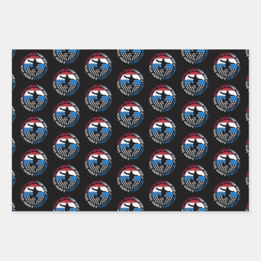 Break Dance Breakdancing Hip-Hop Jongen Inpakpapier Vel (Voorkant)