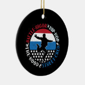 Break Dance Breakdancing Hip-Hop Jongen Keramisch Ornament (Rechts)