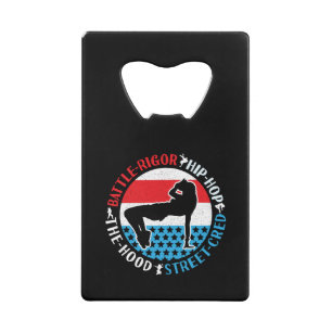 Break Dance Breakdansen Hip-Hop Dancer Girl Creditkaart Flessenopener