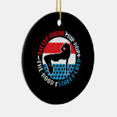 Break Dance Breakdansen Hip-Hop Dancer Girl Keramisch Ornament (Rechts)