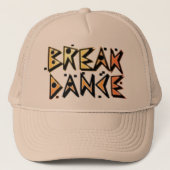 Break dance bruin pet (Voorkant)