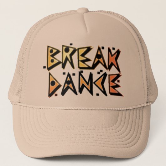 Break dance bruin pet (Voorkant)