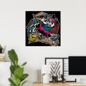 Break Dance | Cute Panda Lover Poster (Thuiskantoor)