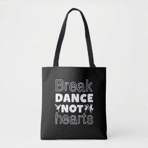Break Dance Heart Funny Breakdansdanseres Tote Bag