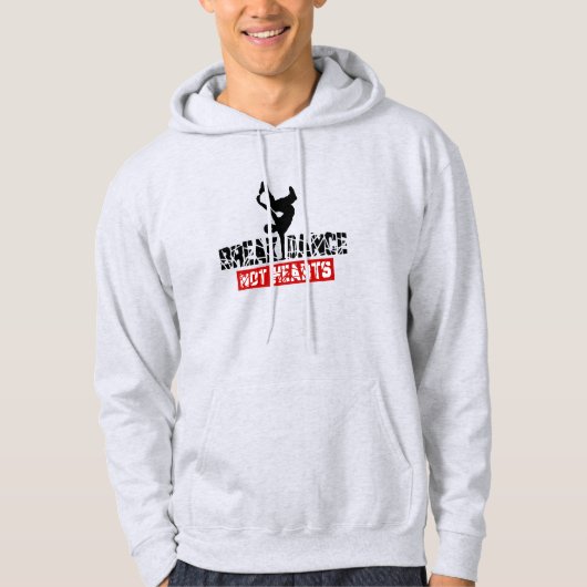 Break Dance niet hartstikke Hoodie (Voorkant)
