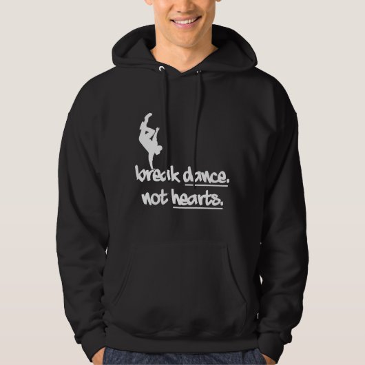 Break Dance niet hartstikke Hoodie (Voorkant)